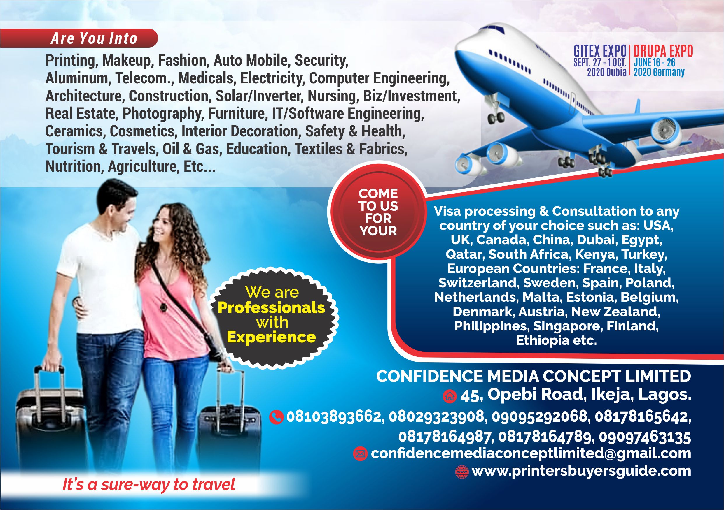 JOIN OUR NIGERIA VIP DELEGATES TO TOUR AROUND THE WORLD